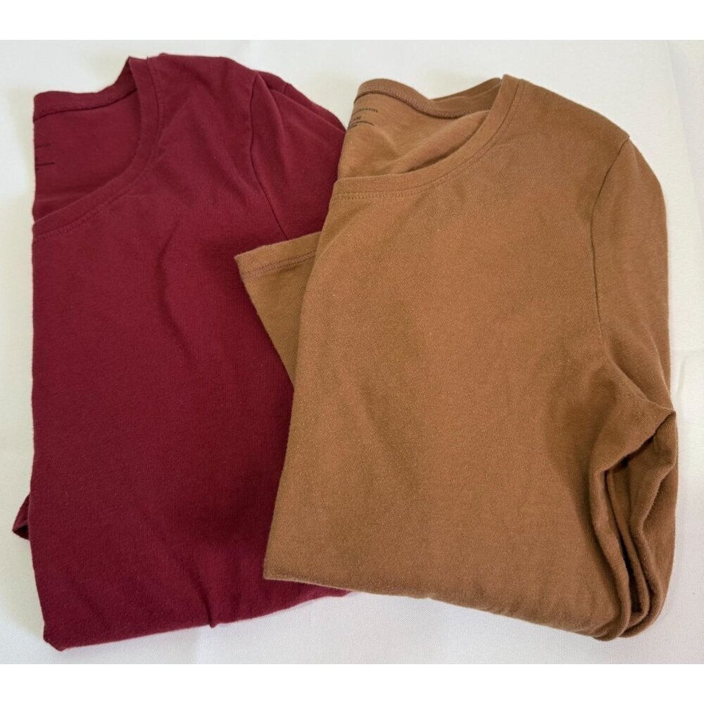Set of 2 No Boundaries Juniors Scoop Neck Long Sleeve Knit Top Large  2/$6